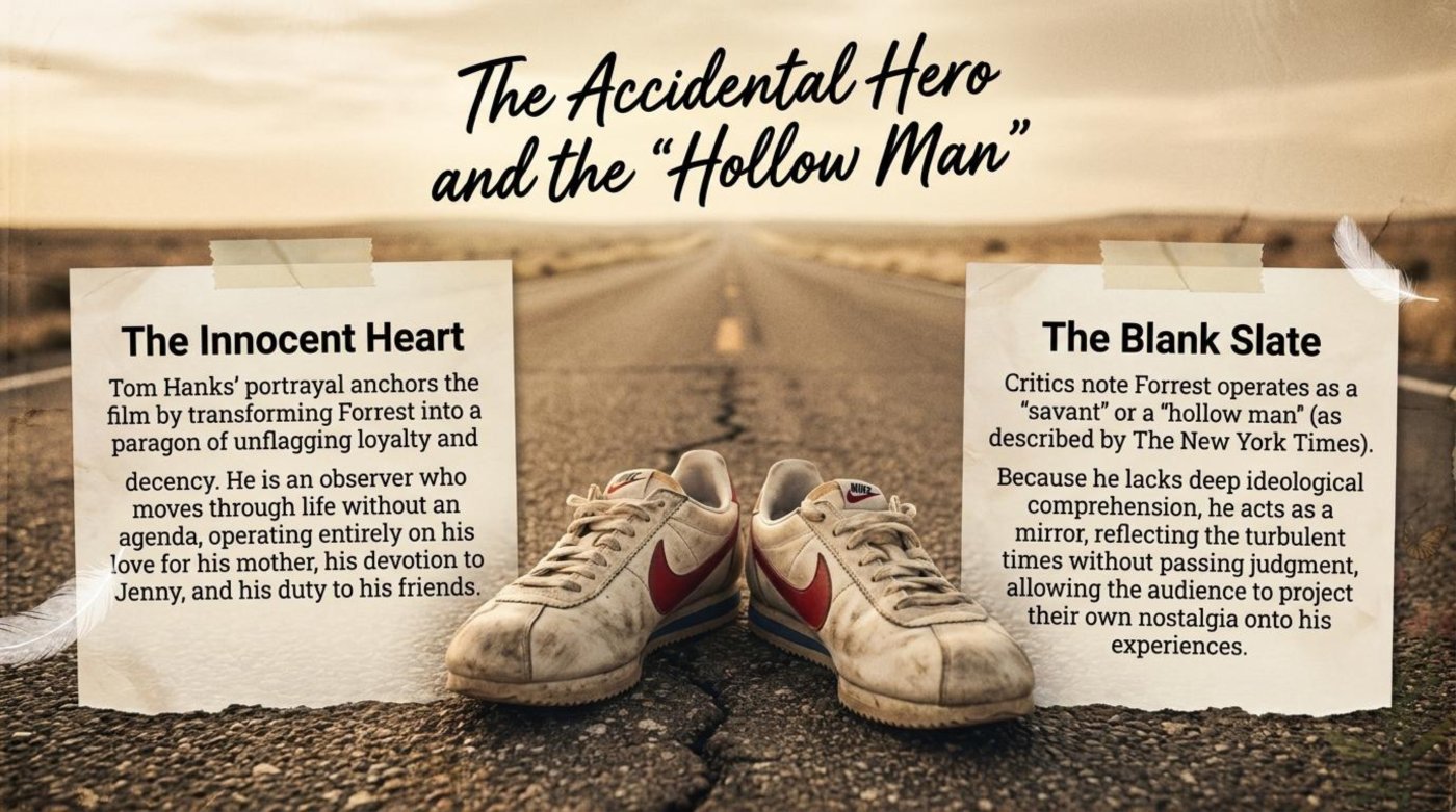 Illustration of a feather, a suitcase, and the phrase 'The Accidental Hero'