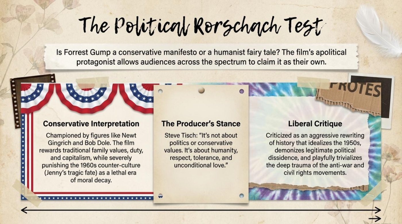 Political spectrum with conservative and liberal interpretations